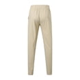 thumbnail image 5 of XIYON Mens Pants Men's Solid Casual Pants Skinny Work Pants Outdoor Trendy Long Pants Fitness Pants For Men, 5 of 8