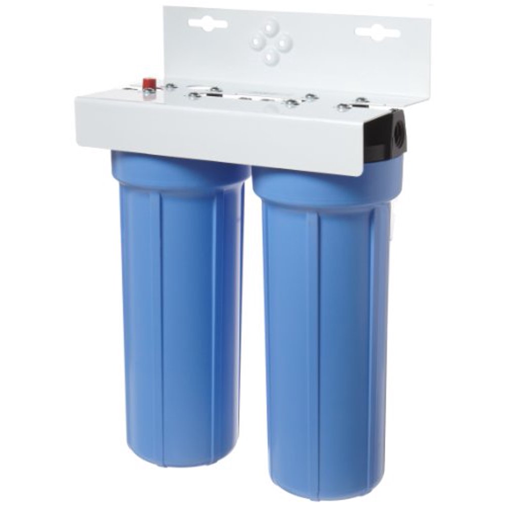 Pentek BFS-201 38 10 Slim Line Two-Housing Filter System - Walmart.com ...