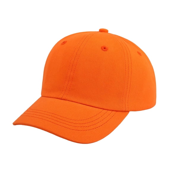 Kids Classic Baseball Cap Adjustable Curved Brim Hat Solid Color Casual Cap for Kids 2-8 Years