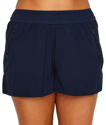walmart plus size swim shorts
