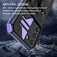 thumbnail image 2 of Case for Samsung Galaxy A14 5G,Decase Heavy Duty Dual Layer Soft TPU Hybrid Hard PC Kickstand Phone Cover with Belt Clip Rugged Shockproof Protective Case,for Samsung Galaxy A14 5G,Purple, 2 of 12