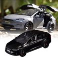 thumbnail image 1 of 1:24 Scale Model Toy Cars Alloy Diecast Model Car, Pull Back Model S Model Car with Light, Diecast Model S Car Model Toy Suitable for Kids Birthday Gift, 1 of 7