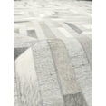 thumbnail image 4 of Pasargad Home Galaxy Hand-loomed Cowhide & Sari Silk Rug 9' 0" X 12' 0" Silver, 4 of 6