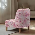 thumbnail image 5 of HELLHERO Butterfly and Floral Pattern Wear Resistant Armless Accent Chair Soft Cover with Easy Care, Anti-Wrinkle Armless Accent Chair Cover, 5 of 8