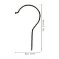 10 Pcs Hanger Hook Accessories Hangers Hanger DIY Screw Hooks