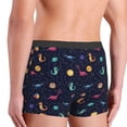 thumbnail image 3 of Fotbe Space Dinosaur Men’s Total Support Pouch Boxer Briefs, X-Temp Cooling, Moisture-Wicking Underwear, Regular, Long-leg and Trunk-XX-Large, 3 of 6