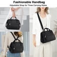 thumbnail image 4 of Inosoo Cute Insulated Lunch Bag, Durable and Stylish Crossbody Lunch Box for Woman with Detachable Shoulder Strip, Black, 4 of 8