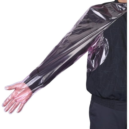 Disposable Neck-Hanging Gloves for Veterinary and Cleaning Use Long Disposable Gloves Field Dressing Gloves (50 Pcs)