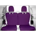 thumbnail image 2 of CalTrend Rear 50/50 Split Bench NeoSupreme Seat Covers for 2014-2015 Toyota Land Cruiser - TY509-10NA Purple Insert and Trim, 2 of 3
