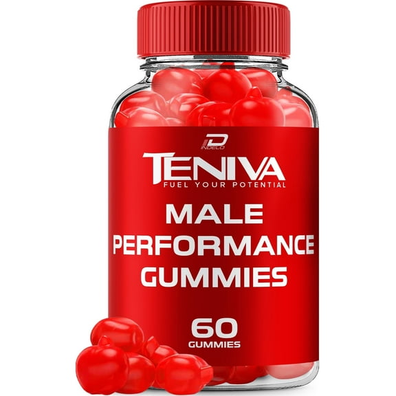 Teniva Gummies for Men – Teeniva Male Gummy All-Natural Reviews, 1 Pack, 60 Gummies