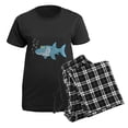 thumbnail image 5 of CafePress - Shark Women's Dark Pajamas - Women's Short Sleeve Print T-Shirt and Pants Dark Cotton Pajama Set, 5 of 7
