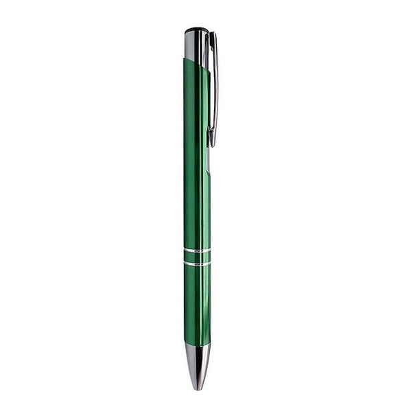10x Bolígrafo de metal Bolígrafos de escritura negros/azules de 1,0 mm Bolígrafos retráctiles
