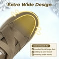 thumbnail image 2 of FitVille Men's Wide Width Slip On Winter Snow Boots Warm Lined Waterproof Winter Boots For Men, 2 of 7
