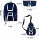 thumbnail image 2 of Boku No Izuku Midoriya Hero Academia Kid Backpack Schoolbag Suitable for teens students and unisex 3pcs, 2 of 4