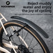 ROCKBROS Road Bicycle Fenders Set Adjustable Quick Release Lightweight Rear Front Bike Mud Guard