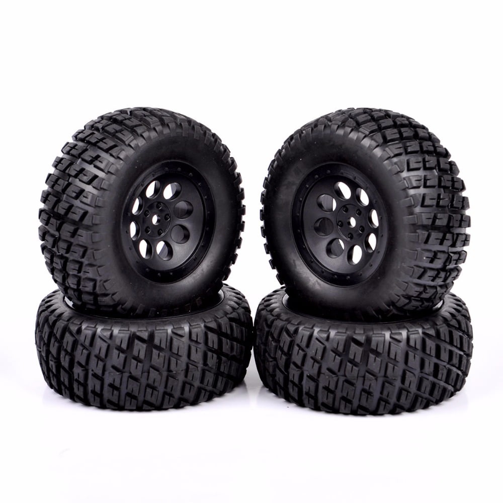 RC 4Pcs 1:10 5 degree Drift Tyres Tires&Wheel Rim DHG For HPI On road racing Car 
