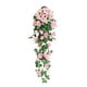 thumbnail image 2 of Guirnalda de rosas artificial de 36 pulgadas para colgar floral | Pack de 2 guirnaldas de flores de plástico para la decoración del arco de la fiesta de la boda | 17 flores por guirrilla, 2 of 7