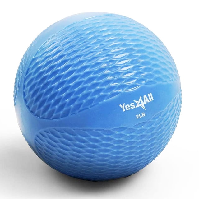 Pelota de tonificación con peso Yes4All, suave, para ejercicio, 1-4,5 kg