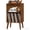 Brown, variant on LELELINKY Record Player Stand with 4 Vertical Compartments + Large Storage, Holds 160 Albums, Mid-Century Turntable Cabinet with Wood Legs, Walnut