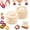 2pcs, variant on 4 In 1 Stackable Pastry Mold Set, Double Ended Creative Cookie DIY Homemade Mooncake Mold Round Hand-Press for DIY Cookie, Nonstick ABS Baking Tool for Desserts, Cookies, Mousse (2pcs)