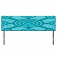 thumbnail image 3 of Teal Headboard, Abstract Aboriginal Dot Painting Native Prehistoric Cultural Art in Australia, Upholstered Decorative Metal Bed Headboard with Memory Foam, King Size, Teal, by Ambesonne, 3 of 4