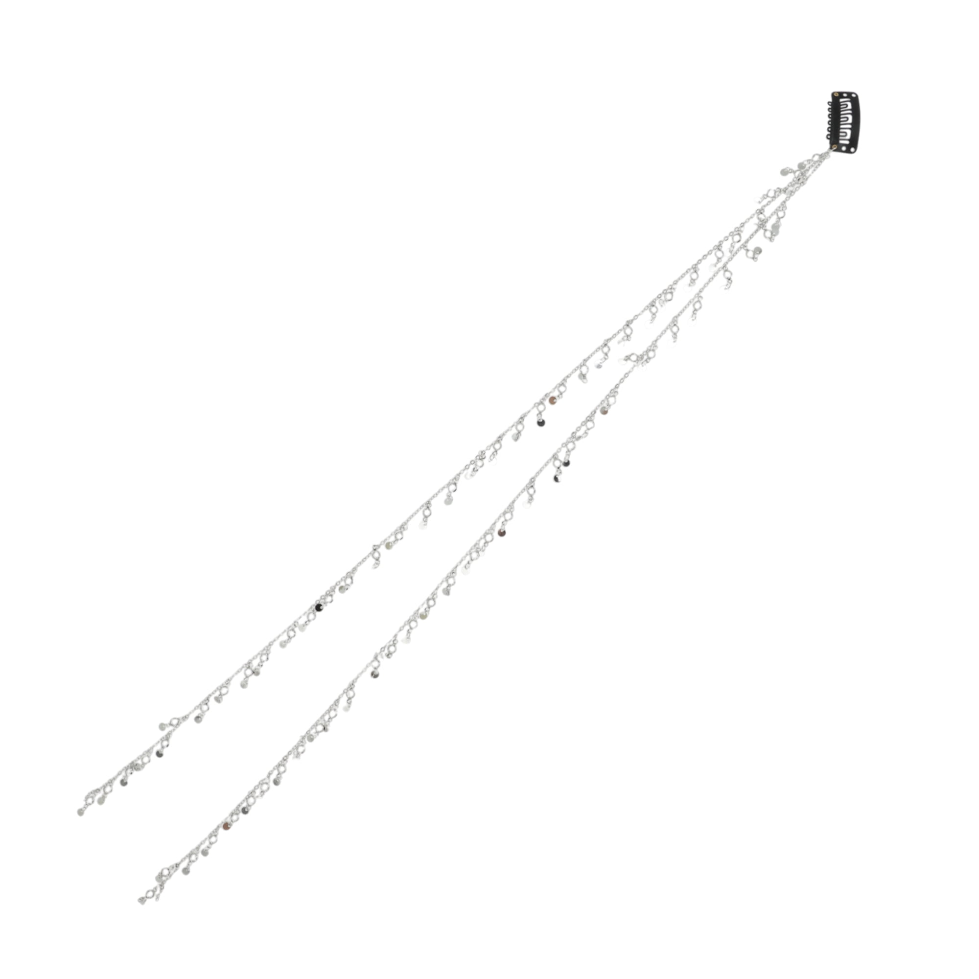 Unique Bargains Stylish Sequins Braided Hair Chain 1Pc Elegant Accessory [Sequins]