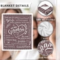 thumbnail image 3 of Grandma Gifts Blanket, Gifts for Grandma from Granddaughter Grandkids Grandson Grandchildren,Grandmother Gifts Mothers Day, Birthday Grandma Gifts, Best Grandma Blanket 50" x 60", 3 of 6