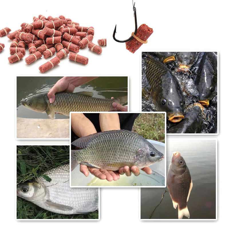 Grasscarpbait 3/4/5 Bags Red Smell Grass Carp Baits Coarse Fishing Baits  Fishing Lures Fishing Supplies