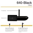 thumbnail image 2 of MR Direct 640 Black Vessel Sink Ensemble with an Antique Bronze finish 731 faucet and pop-up drain., 2 of 7