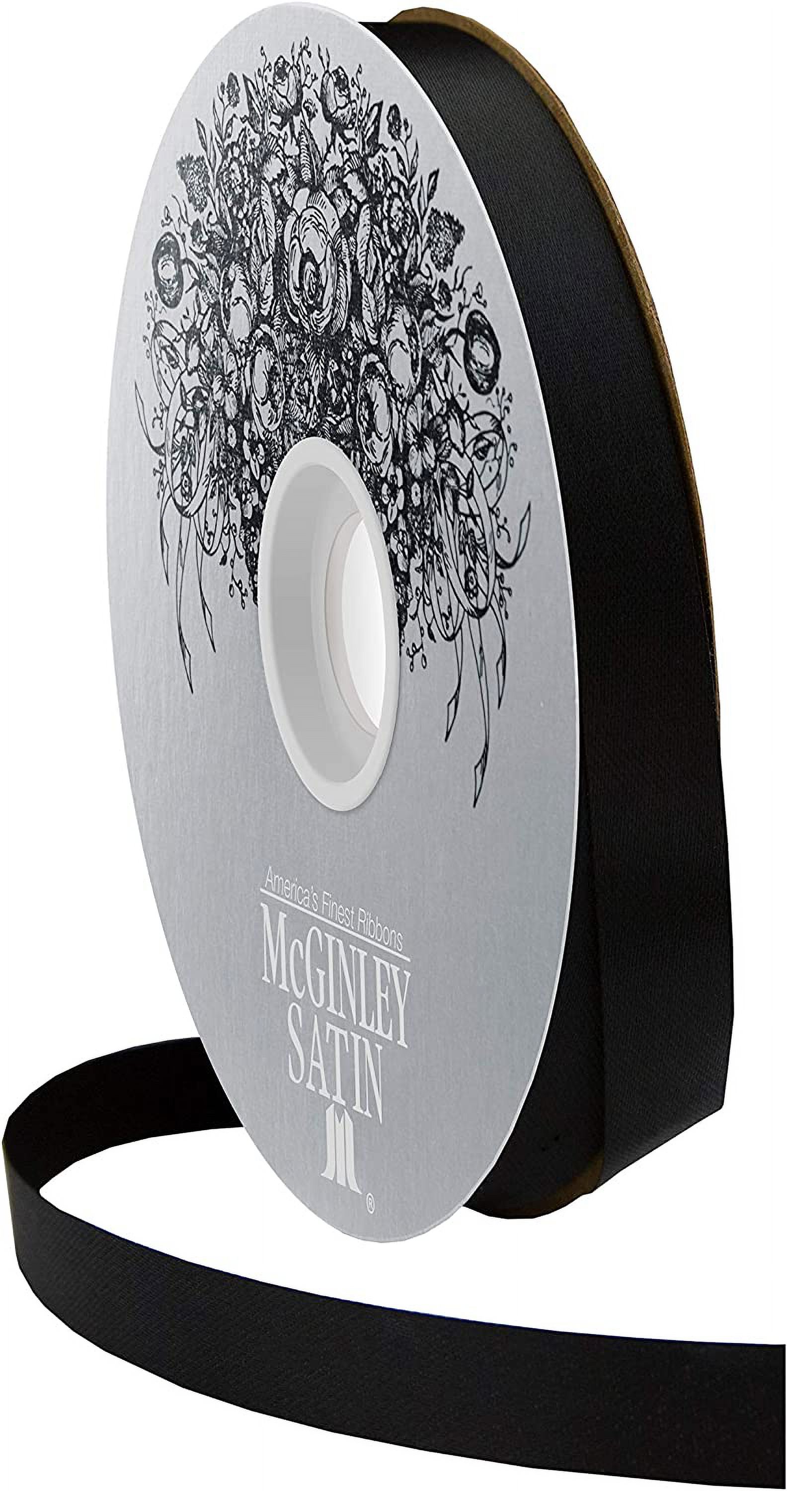 Burton & Burton #3 Black Satin Ribbon