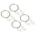 thumbnail image 1 of Unique Bargains Stainless Steel Cable, 4 Pack PVC Coated 1/32' Wire Rope for Deck Railing 3.3ft, 1 of 4