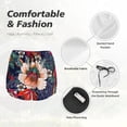 thumbnail image 4 of Rateoe Paisley2 Printed 2 in 1 Women's Workout Shorts for Athletic Gym Running Shorts with Phone Pockets-Medium, 4 of 7