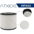 thumbnail image 3 of ATXKXE Vacuum Cleaner Filter for shopvic 90304, 90350, 90333 Wet/Dry Vacuum Cleaners (2 Pack), 3 of 5