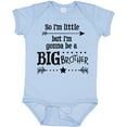 thumbnail image 3 of Inktastic So I'm Little, but I'm Gonna to Be a Big Brother Boys Baby Bodysuit, 3 of 5