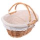 thumbnail image 1 of GOOHOCHY Cesta de huevos de mano, cesta para almacenar alimentos, cesta de frutas multifunción, cesta de picnic tejida a mano, 1 of 8