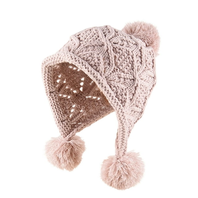 Sombreros para mujer y hombre, otoño e invierno, de lana gruesa, para ciclismo al aire libre, de forro polar, cálidos, de punto, de poliéster.