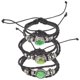 thumbnail image 1 of KAKOWELY pulseras de trébol de cuatro hojas, cadena de cuero, pulseras hechas a mano, 1 of 5