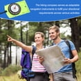 thumbnail image 6 of Uxcell Orienteering Compass, 2 Pack Navigation Hiking Compasses for Map Reading Survival Outdoor Exploring Green, 6 of 7