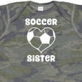 thumbnail image 4 of Inktastic Heart Soccer Sister Girls Baby Bodysuit, 4 of 5