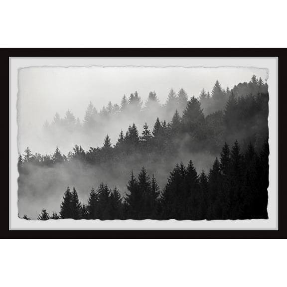 Marmont Hill Foggy Dawn Framed Painting Print