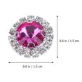 thumbnail image 2 of EeaseCA 20PCS Flatback Round Rhinestones DIY Craft Crystals Table Scatters for Jewelry Making Wedding Bridal Shower Decoration (Rosy), 2 of 8