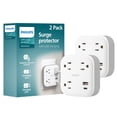 thumbnail image 1 of Extensor de sobretensión Philips EZfit de 3 salidas con USB 12 W 980J, 1 of 7
