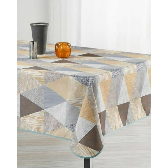 Rombo 100% Polyester, Stain Resistant Tablecloth 94 x 59 inch