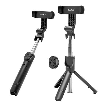 BooTaa Monopod Selfie Stick Tripod Extendable Phone Tripod Stand Selfie Stick with Wireless Remote Shutter for iPhone 11 Pro/Xs MAX/XR/XS/X Galaxy Note 10/Note 10 Plus/S9 and More
