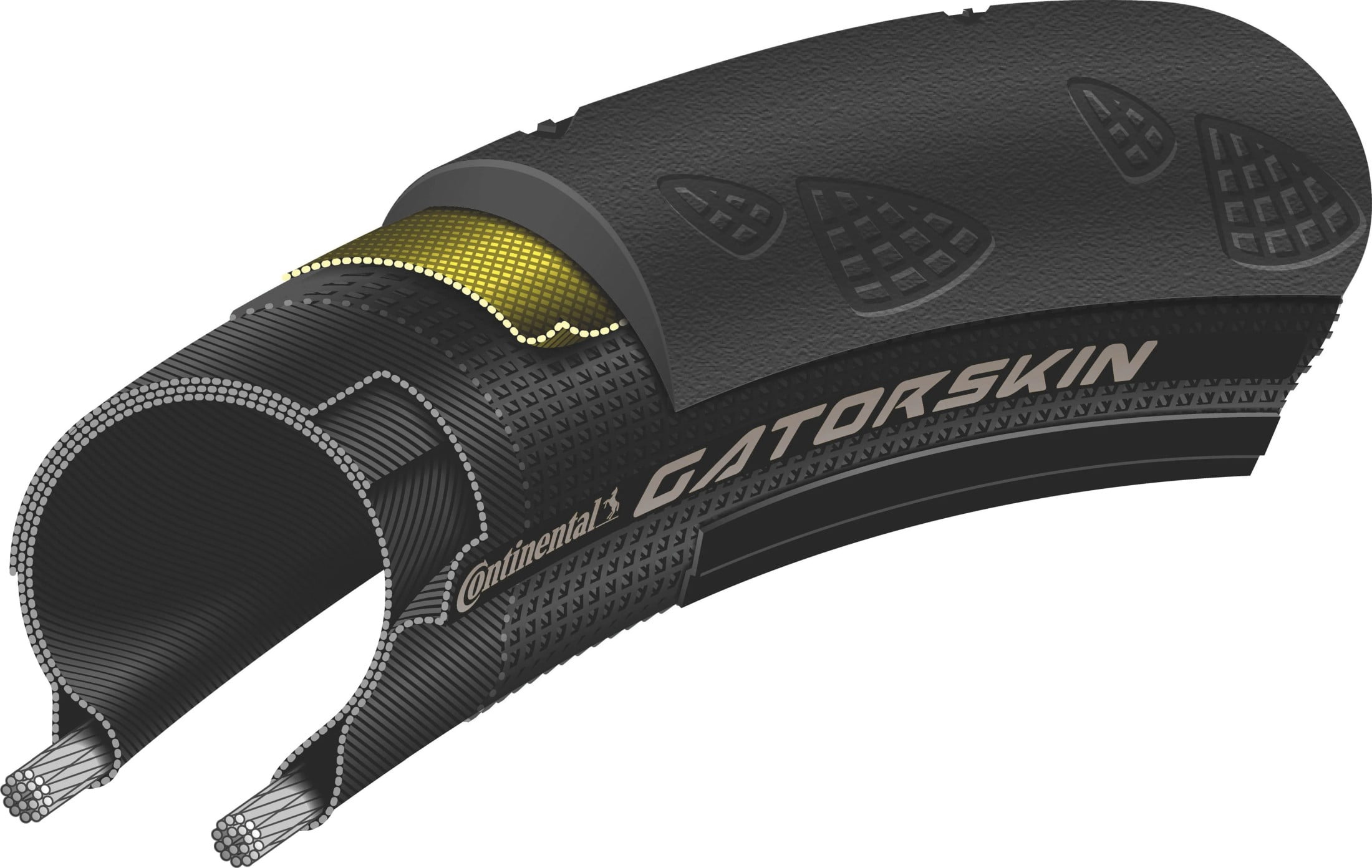 Continental, Gatorskin Black Edition, Set of 2 700x25, Black