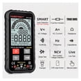 thumbnail image 3 of Digital Smart Multimeter Auto Range True Rms AC DC 600-V Voltmeter Ammeter Battery Tester HT112 Series , Readable, 3 of 6