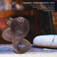 thumbnail image 2 of 2X SimulacióN Modelo de Reptil Serpiente para Cobra Gafas Anfibias Modelo Kingsnake Ordenado Adornos de Juguete, 2 of 4