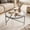 Gray, variant on Daluvenix 31.5" Round Tempered Glass Coffee Table, Metal Tripod Frame with Adjustable Legs, Minimalist End Side Center Table for Living Room Bedroom Small Apartment
