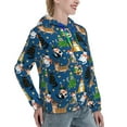 thumbnail image 6 of Wukai Different Cats Christmas Print Womens Hoodies Fleece Sweatshirts Long Sleeve Sweaters Pullover Fall Outfits Winter Clothes-XX-Large, 6 of 7