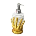 thumbnail image 2 of Dispensador de jabón, botella de champú con dosificador, envase vacío de gel de ducha, recargable Oro, 2 of 9